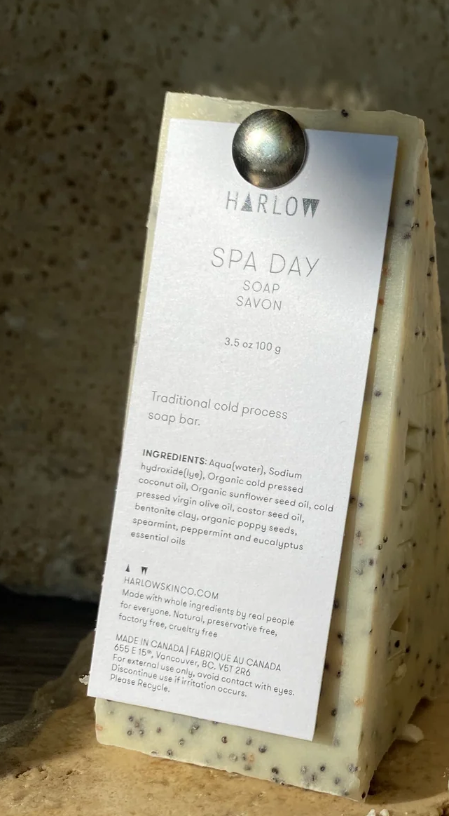 Spa Day Poppy Seed & Bentonite Clay Traditional Cold Pressed Soap